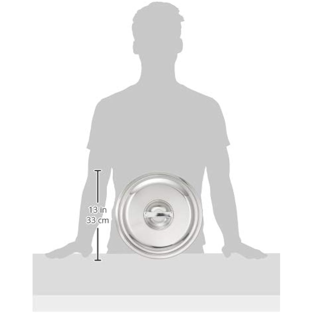 Endo Shoji Commercial Power Denji Pot Lid 48cm Stainless Steel Made in Japan ANB3048