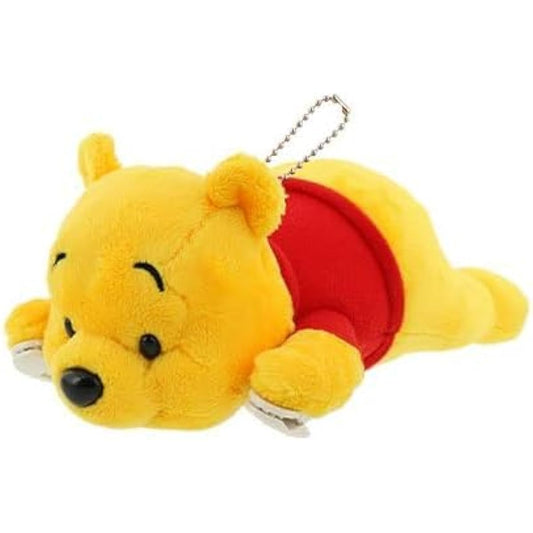Tokyo Disney Resort Winnie the Pooh Plush Shoulder Strap (Large) Tokyo Disney Resort Exclusive Sticky Plush with Clip