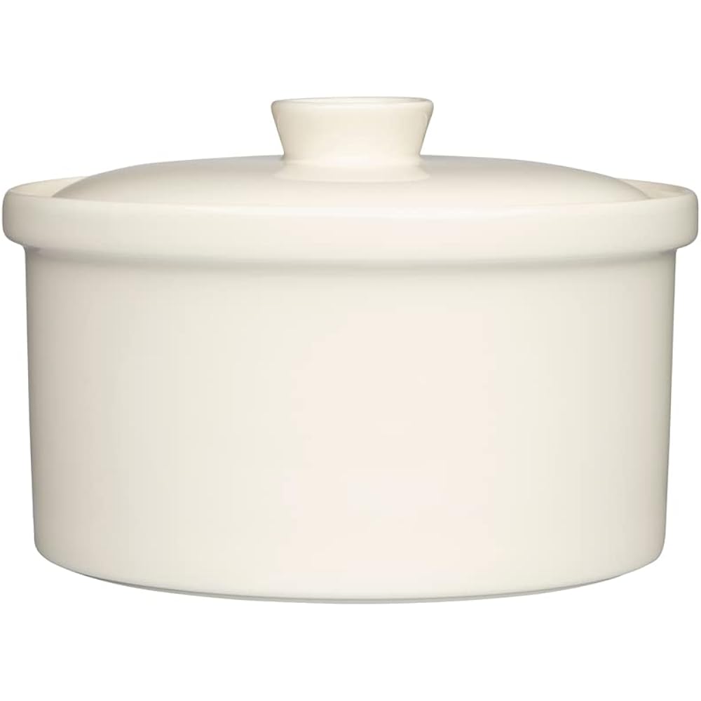 [Regular Imported Product] Iittala Teema Pot with Lid 2.3L White 1061240