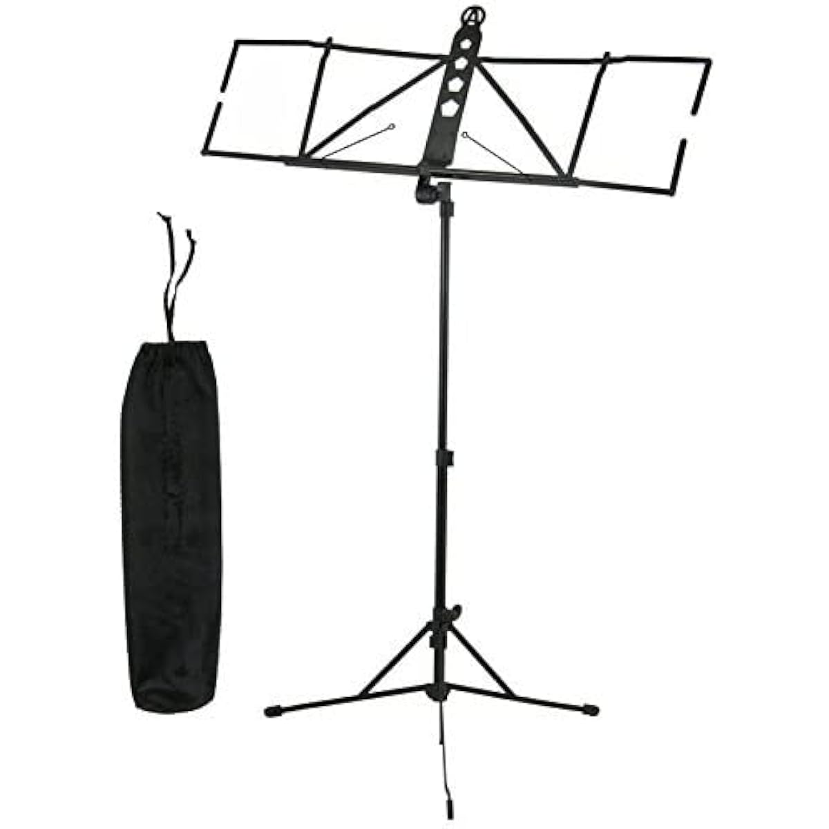 [Set of 5] [Case included] ARIA AMS-200 Wide Type Aluminum Lightweight Music Stand