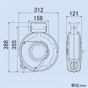 HATAYA Code Mac 2 Single Phase 100V 10m Three Outlet CDS2101T
