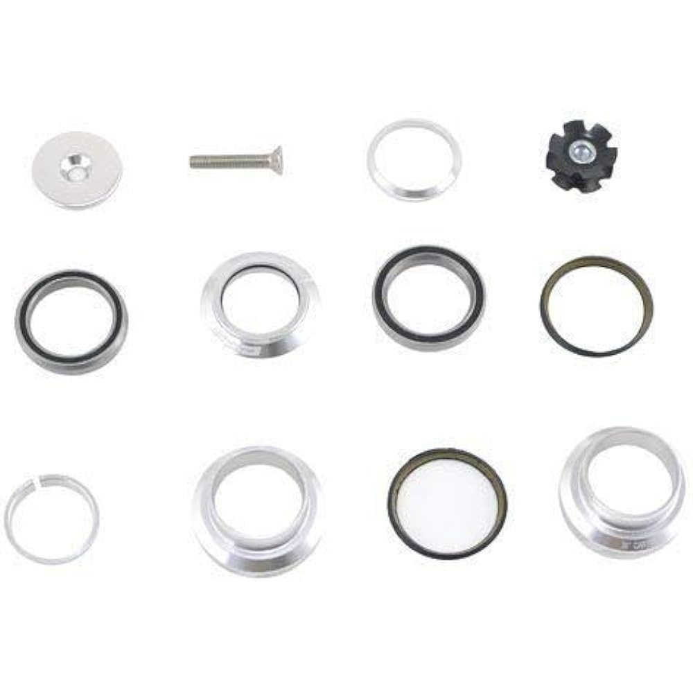 FSA Orbit MX 1-1/8Inches Threadless MTB Road Headset with Top Cap, Silver, NO.20, XTE1508