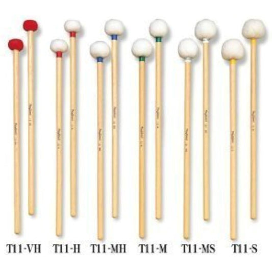 PLAY WOOD Timpani Mallet T-11 (Set of 6 types)