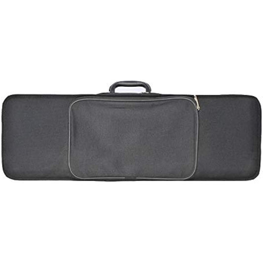 Violin Case Super Lightweight Portable Full Size Violin Case Oval Violin Hard Case Backpack Bag Cover with Straps Lightweight Portable (Color: Black, Size: 1/4)