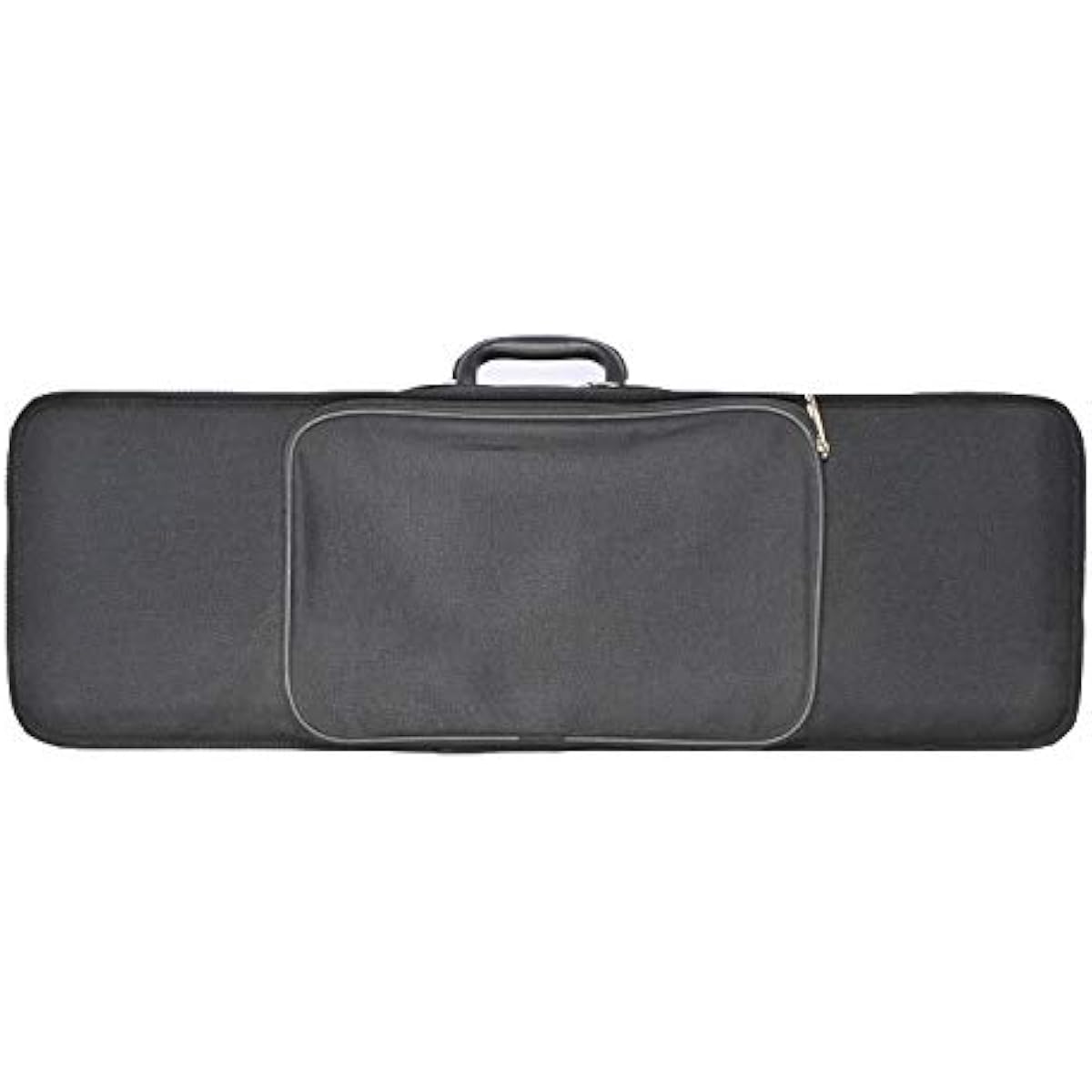 Violin Case Super Lightweight Portable Full Size Violin Case Oval Violin Hard Case Bag Cover with Backpack Straps Sturdy Lightweight Pressure Resistant (Color: Black, Size: 1/2)