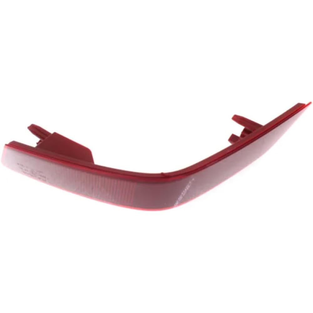 Compatible with Nissan Rogue Driver Side Rear Bumper Reflector with Light Bulb CAPA Certified Replacement for NI1184105-26565-6FV0B