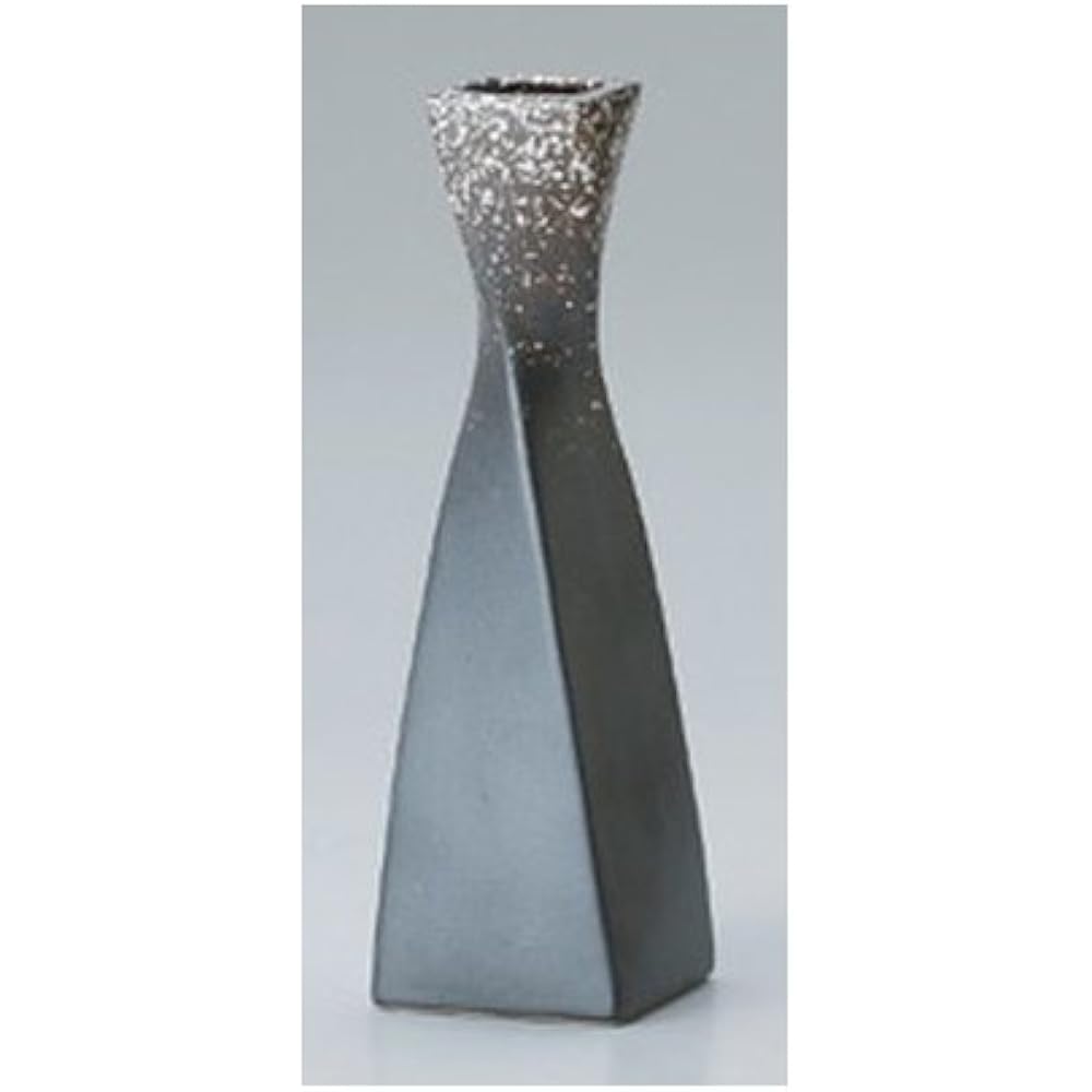 Set of 10 Mino ware vases, rusty white blown Nejiri vases [6.3 x 6.3 x 20.8cm] Interior