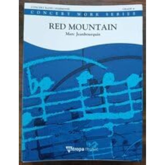Wind orchestra score Marc Jamburg an Red Mountain Listenable Score and part score set