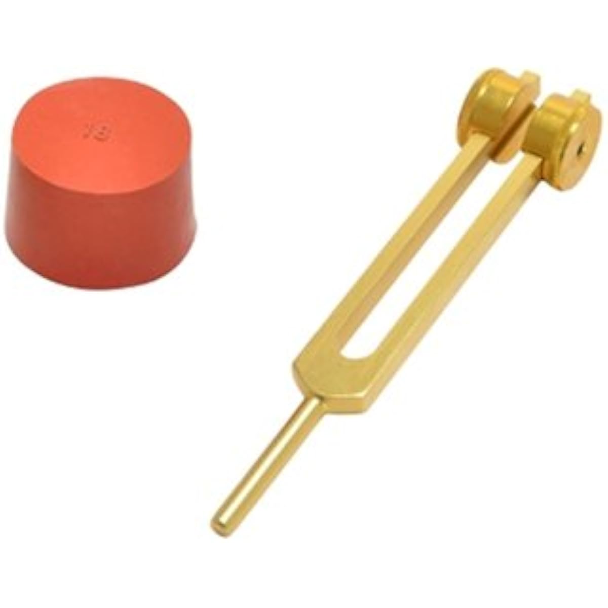 TFS Tuningforkshop Gold Finish Weighted Cosmic Mid-Ohm Tuner Tuning Fork