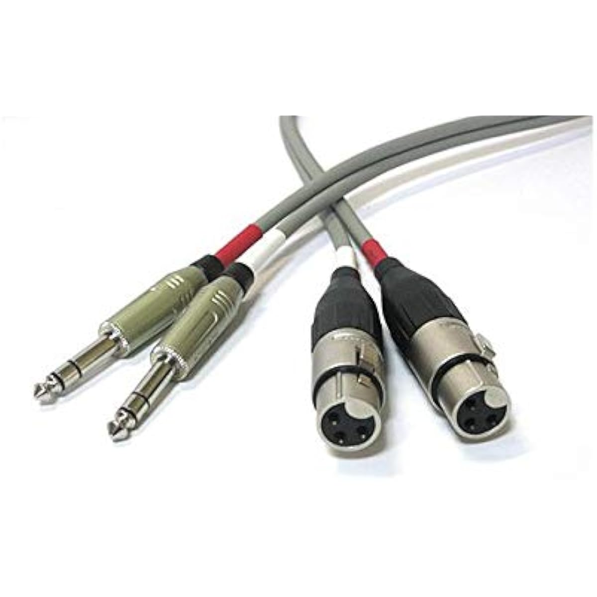 EXFORM DJ Stereo Cable XLR(F)-TRS 1m