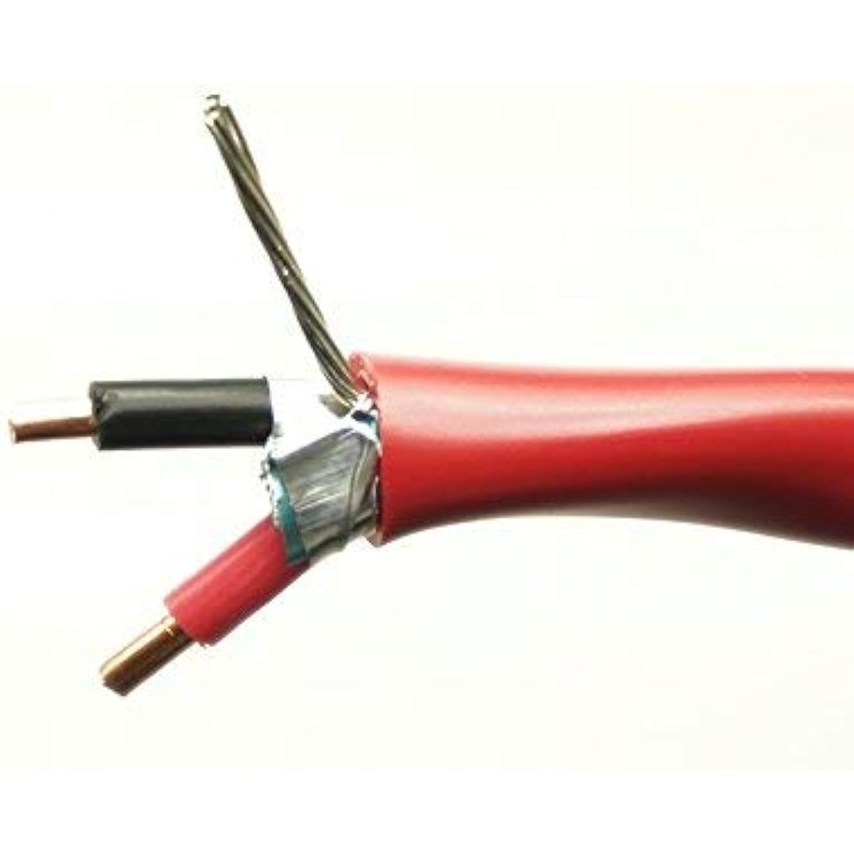 BELDEN 5120FJ Single wire 2 core + drain red and white line 2 pairs gold plated XLR microphone cable (7m)