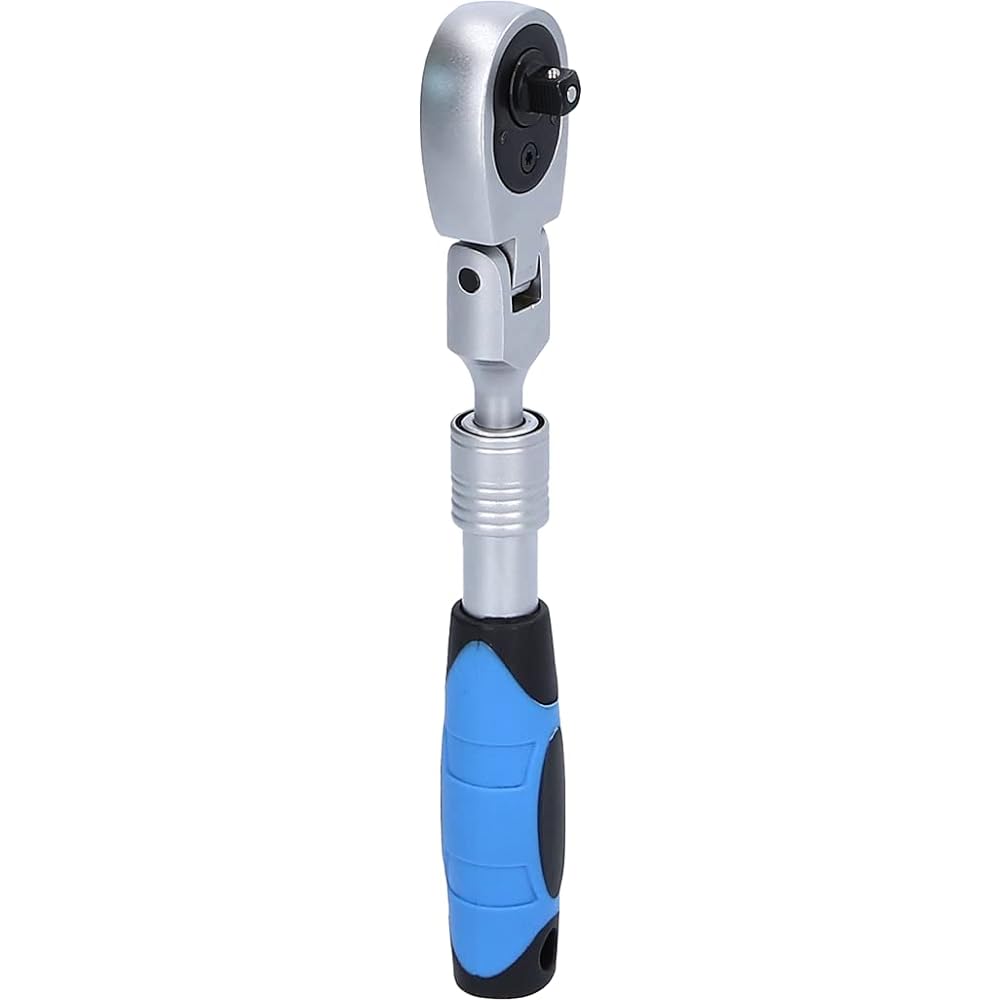 KS Tools /4 Inch Telescoping Reversible Ratchet with Flexible Head (175-225 mm) BT020997