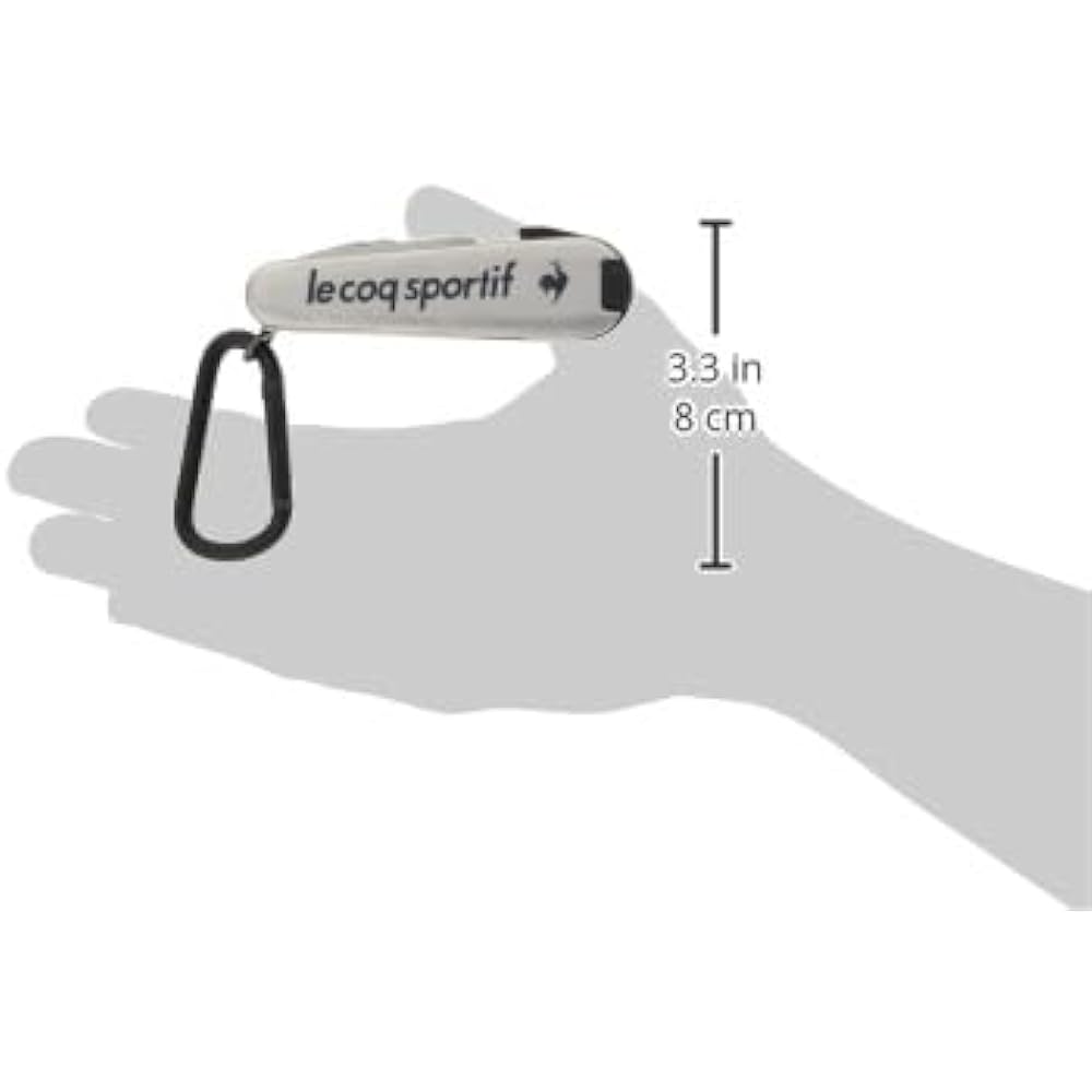 [Le Coq Sportif] Green Fork Green Fork, Marker, Iron Brush, Wrench, Flathead Screwdriver (Bottle Opener), Ballpoint Pen Golf QQBWJX06 Men's SV00 (Silver)