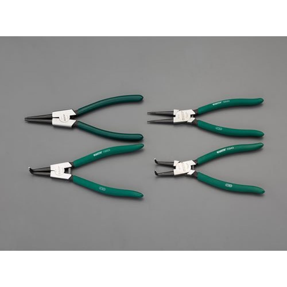 Esco 4-piece snap ring pliers (for holes and shafts) EA682S-3