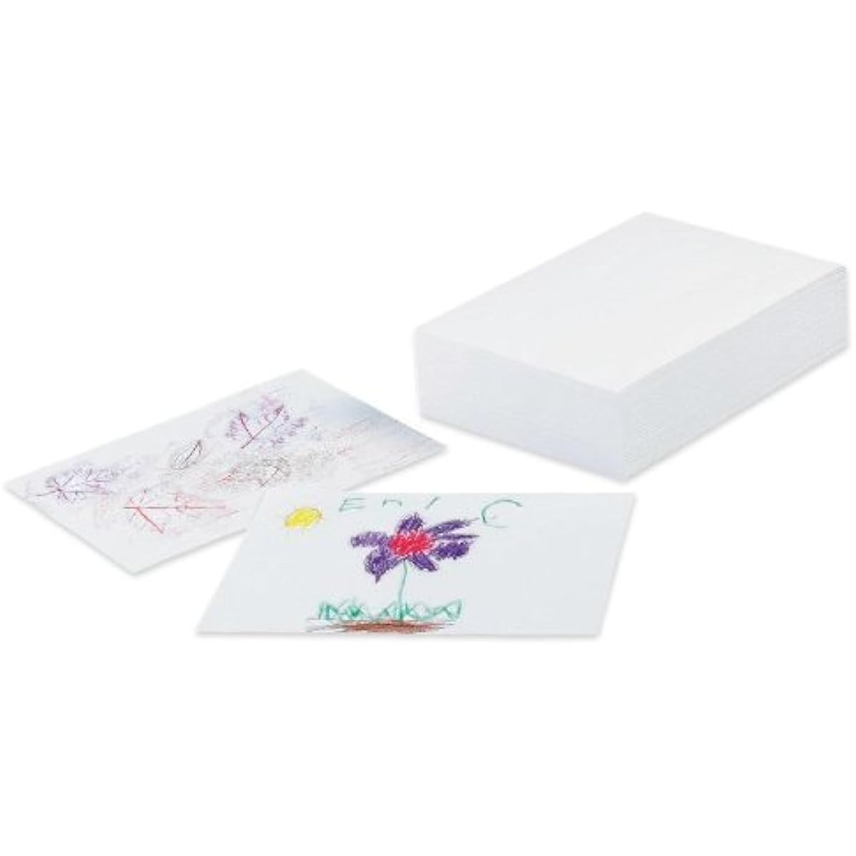 Drawing Paper, Ream, 27kg, 23cm x 30cm , 500 Sheets, White, Sold as 1 Ream