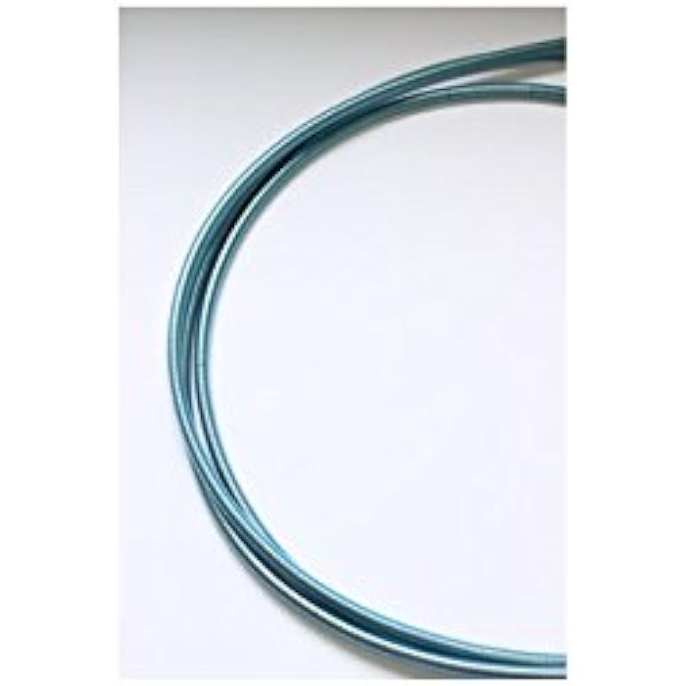 NISSEN CABLE CO.,LTD (Nissen Cable Kabushiki Gaisha) Stainless steel outer flat wire type for shift 2m roll light blue