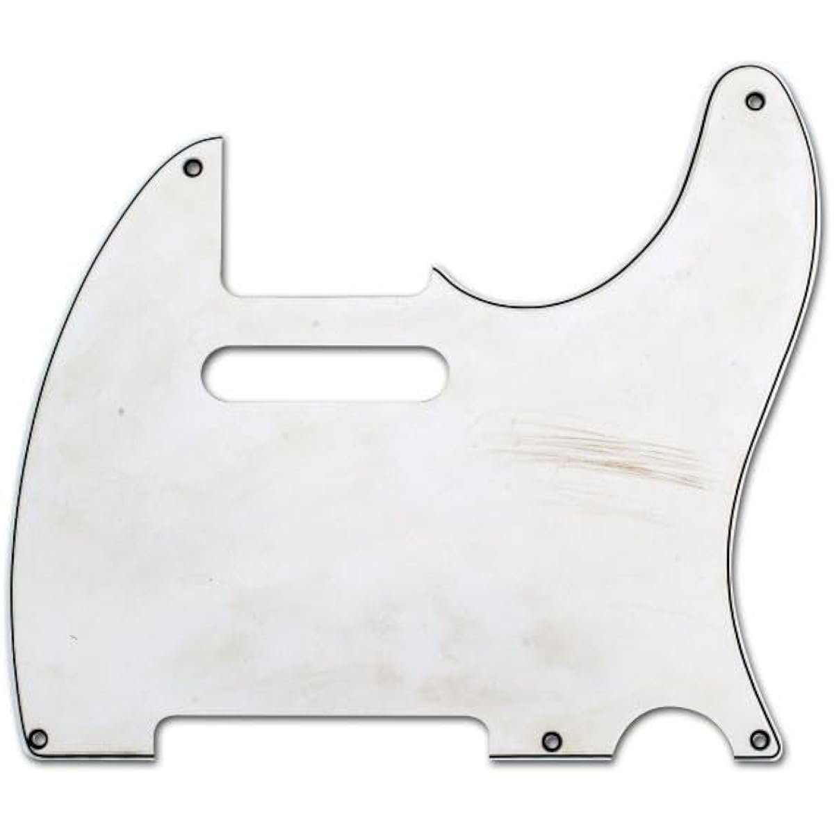 StewMac Telecaster Relic Pickguard White Black White 3PLY