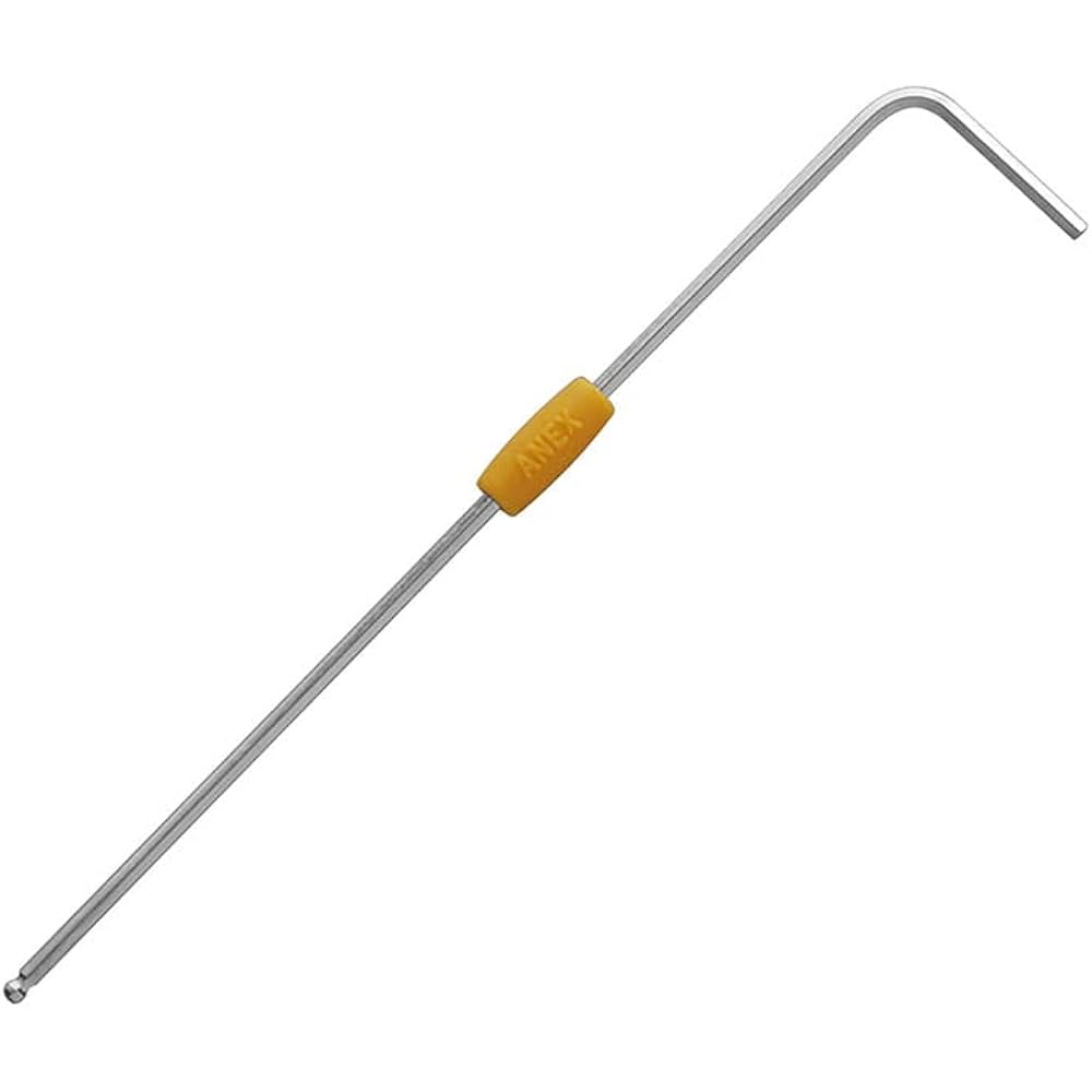 ANEX Wrench Ball Point with Mag Catch Holder Set of 12 (0.71/0.89/1.27/1.5/2/2.5/3/4/5/6/8/10mm) HB1012