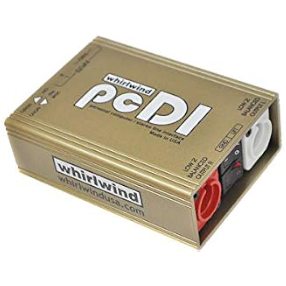 WHIRLWIND Stereo Direct Box for CD Players/Sound Cards PCDI Stereo Direct Box