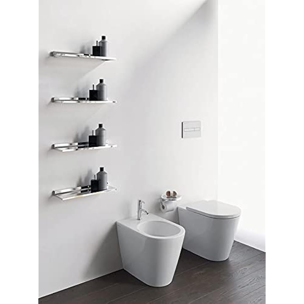 Kartell Shelf/Shelf SHELFISH W45/D15.5/H4(cm) Glossy White (Opaque) SFNT-K9920-E5 Ludovica + Roberto Palomba [Authentic Domestic Distributor]