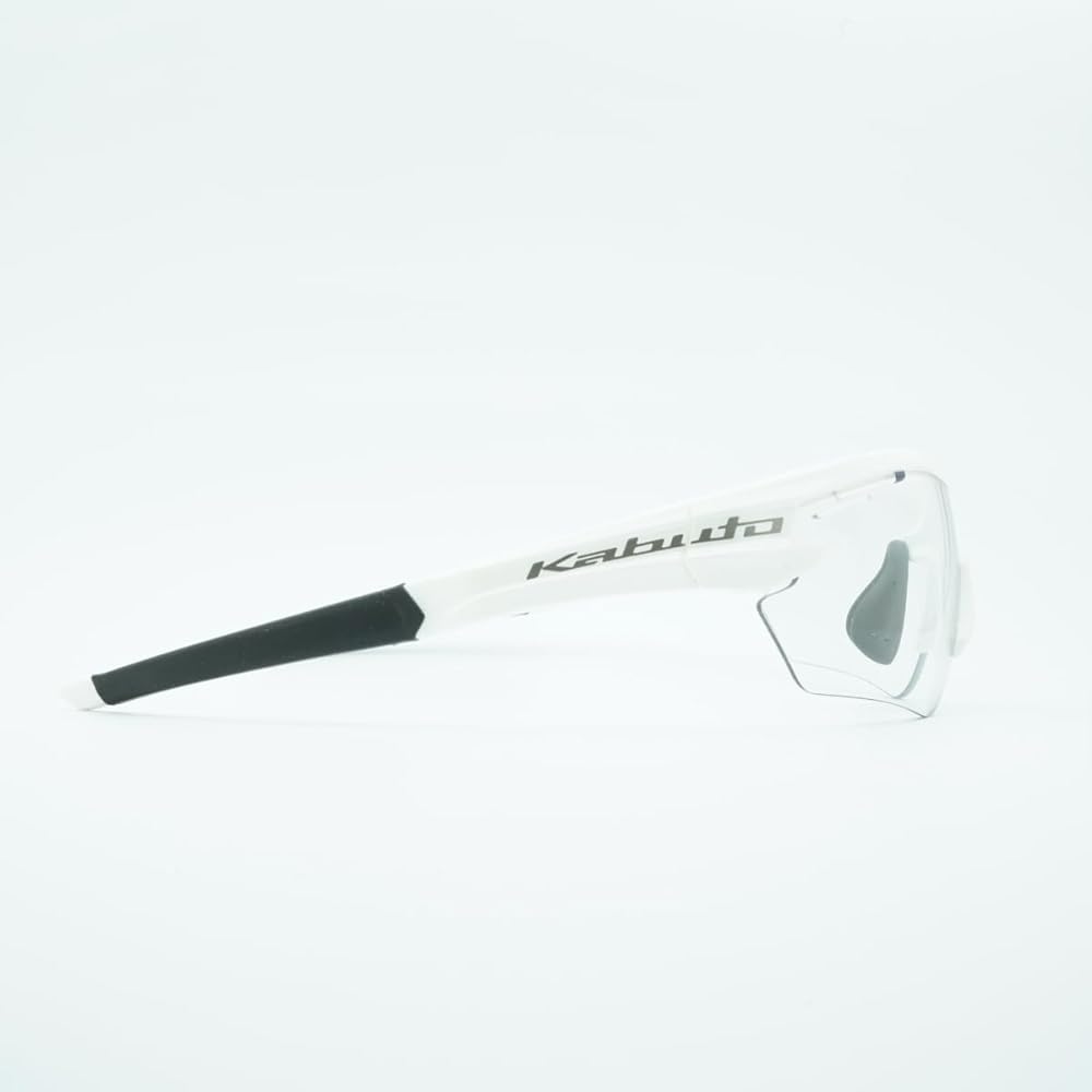 OGK KABUTO Bicycle Sports Sunglasses/Eyewear 101PH (Water-Repellent Clear Photochromic Lens) White Size: M/L