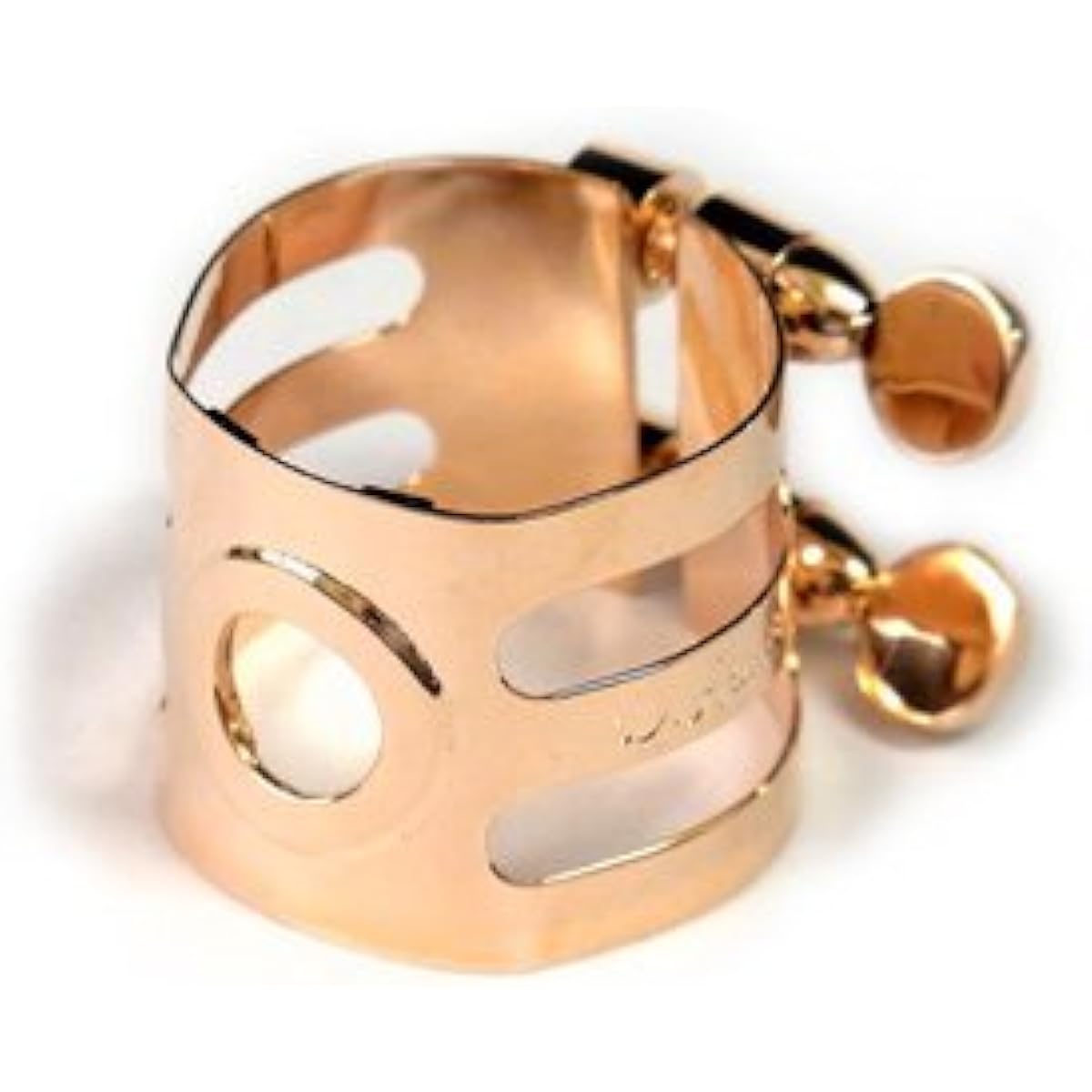 Woodstone Ligature B Clarinet Bandren Ligature Pink Gold Plate