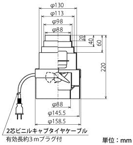 Mitsubishi Electric (MITSUBISHI ELECTRIC) Mitsubishi Electric MITSUBISHI Ventilation Fan Toilet Ventilation Fan Home Intermediate Installation [VX-12M7] VX-12M7