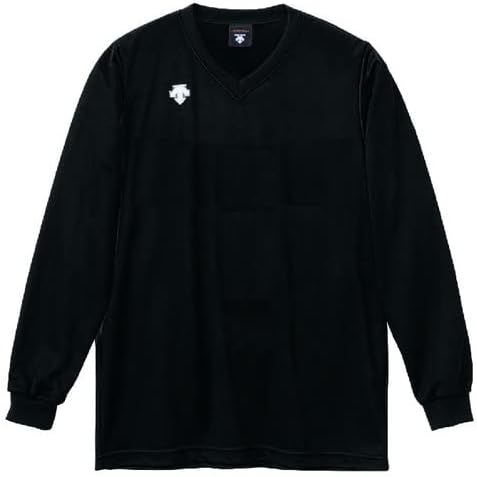 [DESCENTE] Long Sleeve Game Shirt Volleyball V Neck Junior Suitable Practice One Point Classic Dry Stretch Unisex Men Women Junior