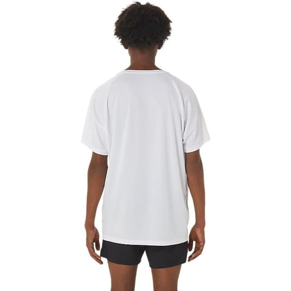 [ASICS] Track and Field Wear Printed Short Sleeve Shirt 2091A624 Men's