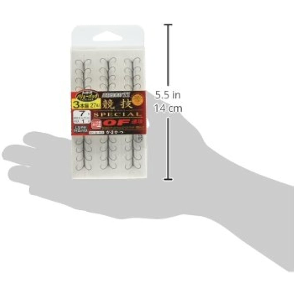 Gamakatsu Triple Hook T1 Competition SP OF Fast Attack 3 Anchors Value Pack 27 Pairs A154 60041