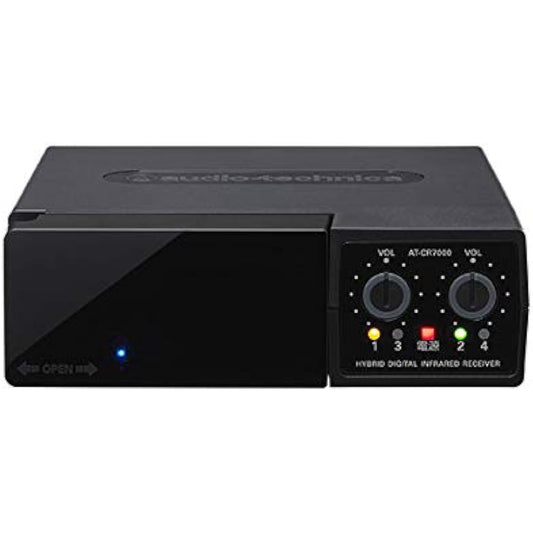 audio-technica infrared cordless receiver AT-CR7000 (2MHz band) (3MHz band) up to 4 channels