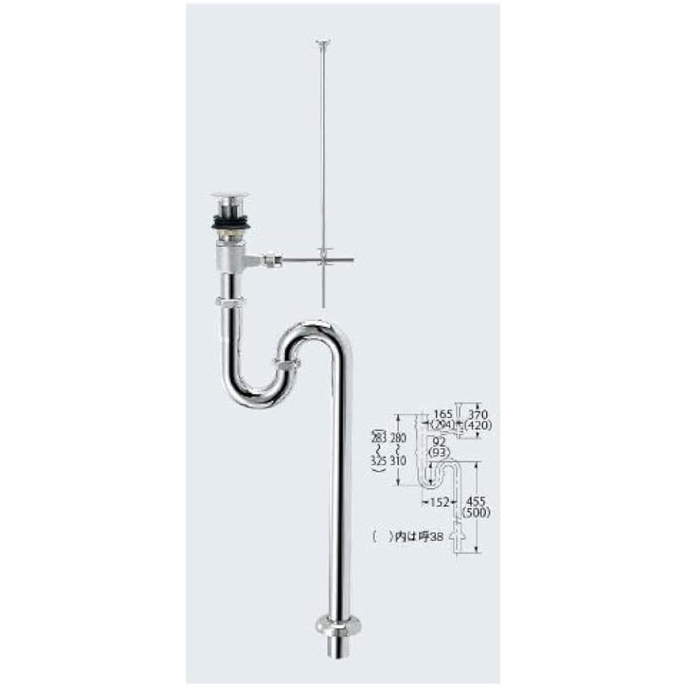 Kakudai Pop-up S Trap 4322-32 Pull rod diameter: 5mm diameter