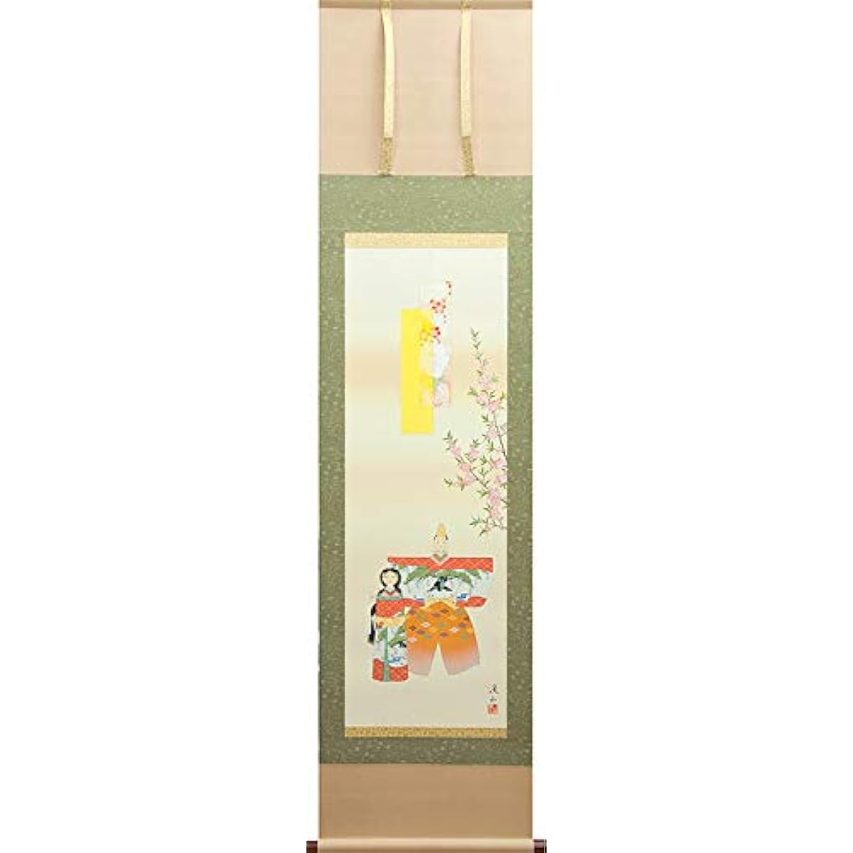 Hina doll hanging scroll, hanging scroll, standing doll, Keizan Ito [3 shaku standing, slightly smaller] Yuinoyasan.com d4217 Hina doll, Hina doll, Hina doll, Hinamatsuri, Hinamatsuri, Doll's Festival ...