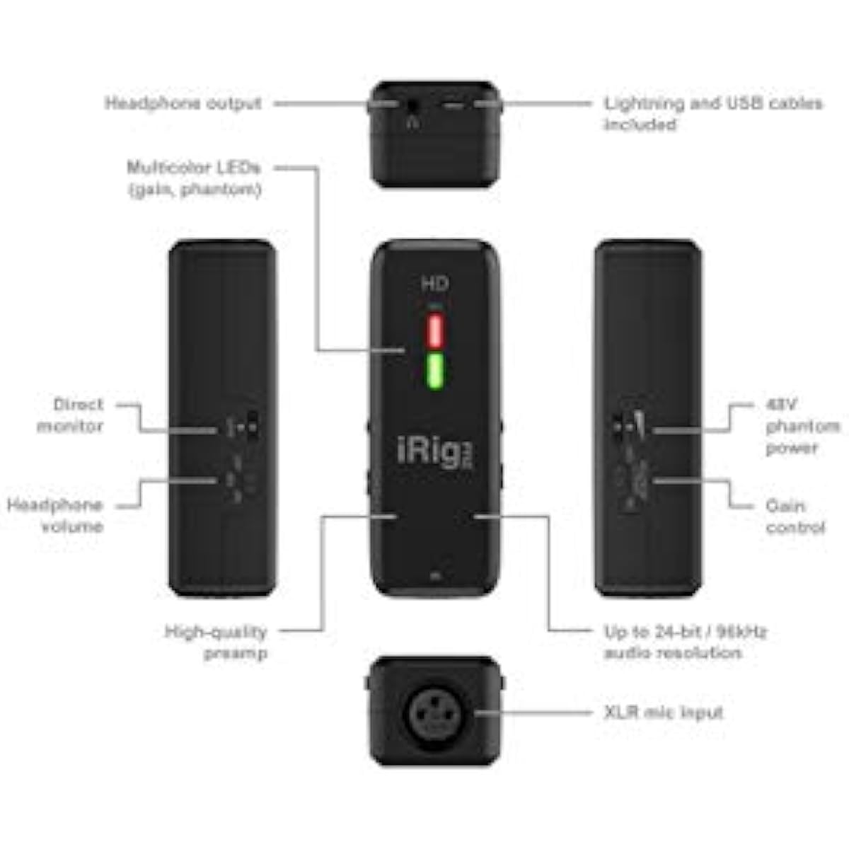 IK MULTIMEDIA Audio Interface iRig PRE HD