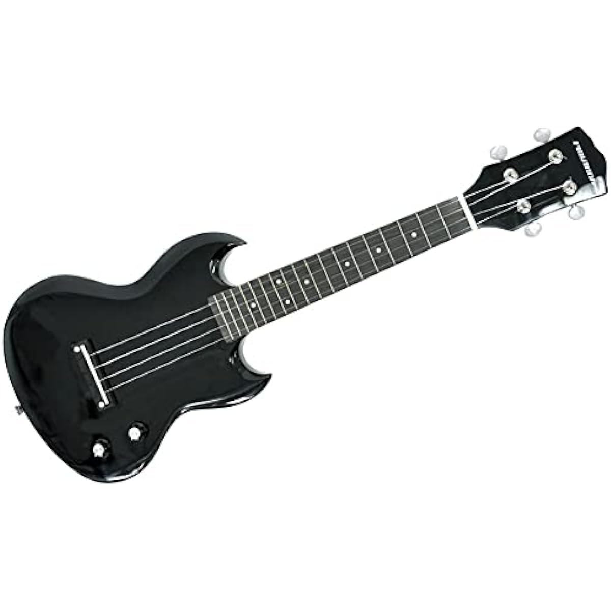 PLAYTECH Electric Ukulele Concert Type Black