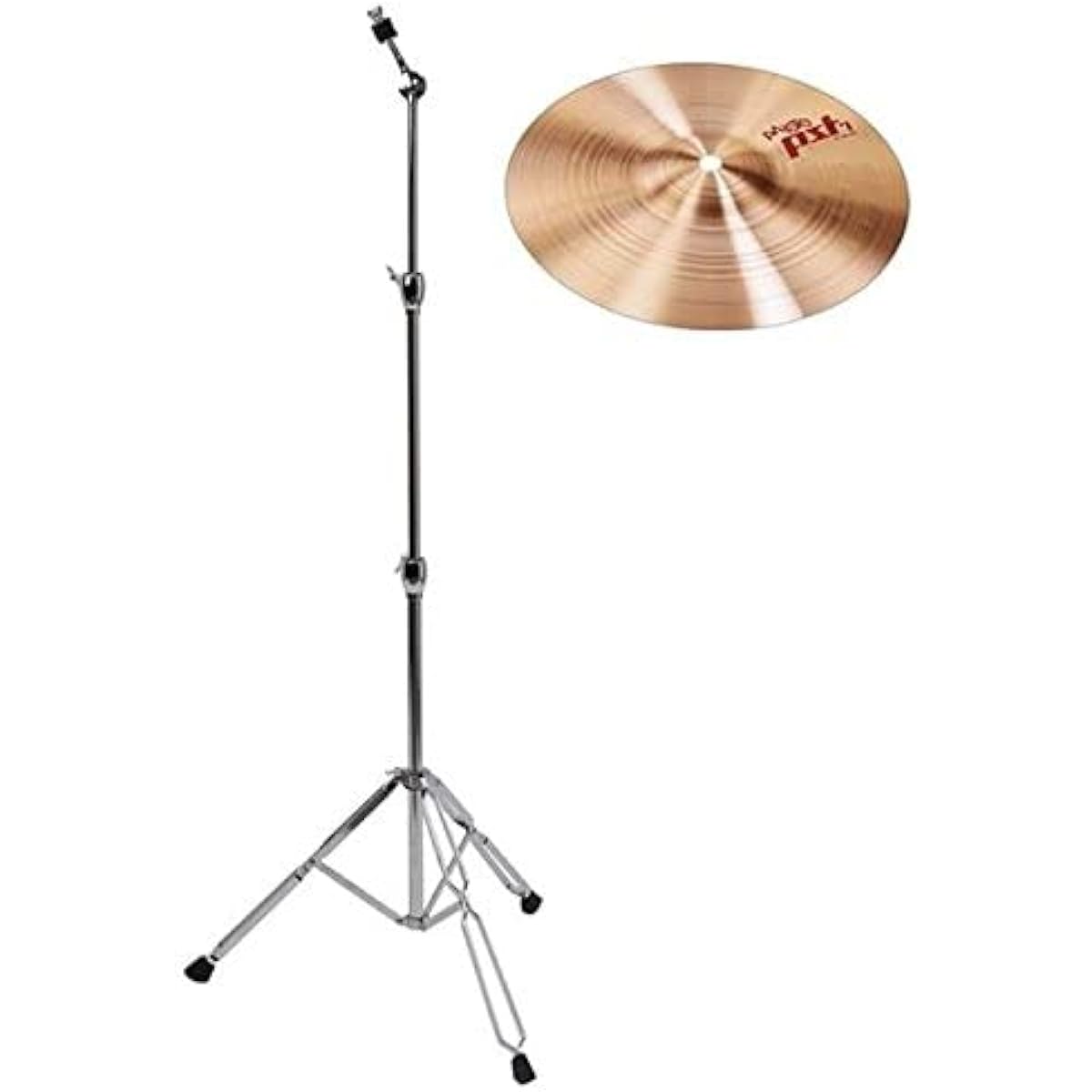 [For Cajon] PAiSTE PST-7 + CS-01 Splash Cymbal + Cymbal Stand Set