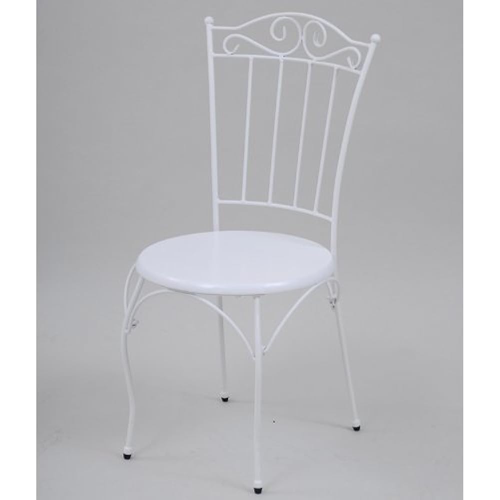 JK Plan Low Iron Series Iron Chair White iri-020-wh