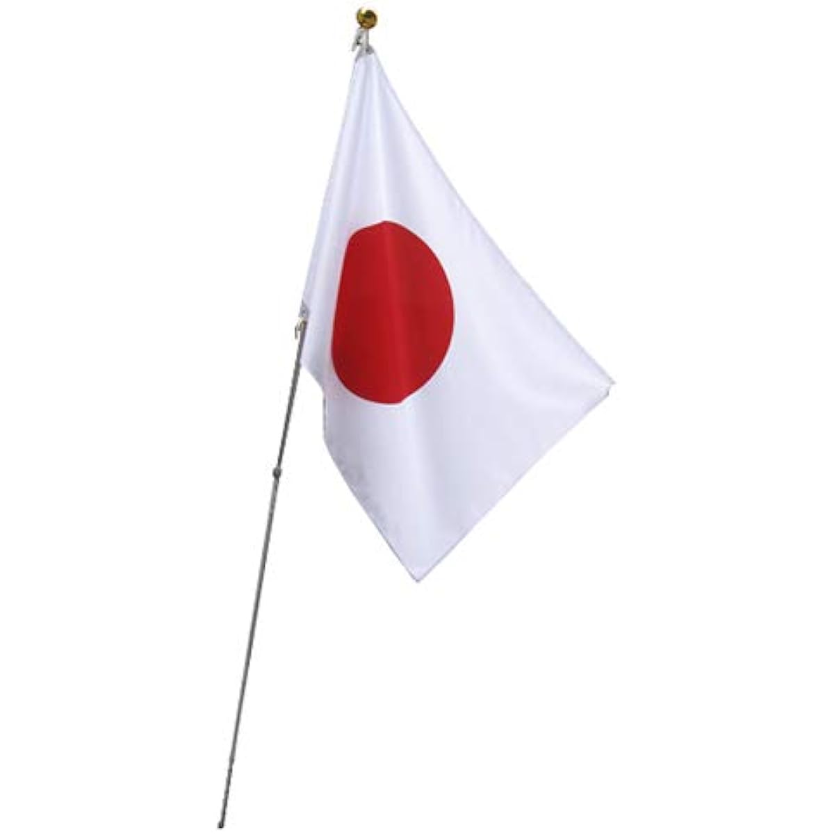TOSPA Large Flag D Set Tetoron Flag 90 x 135 cm with Stainless Steel 3m Pole Made in Japan Water-Repellent Flag