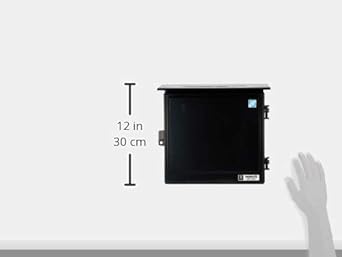 Mirai Kogyo Plastic Rainproof Wall Box with Roof, Horizontal Type, Black, Price for 1 WB-12AK