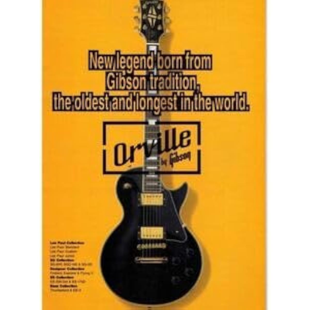 Orville by Gibson Guitar Bass Catalog 1994 orville by gibson