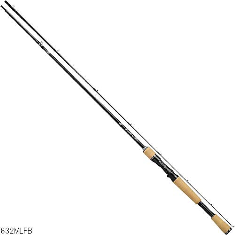 DAIWA Bass Rod Spinning/Bait 2 Piece Model BLX (Black Label) LG Various