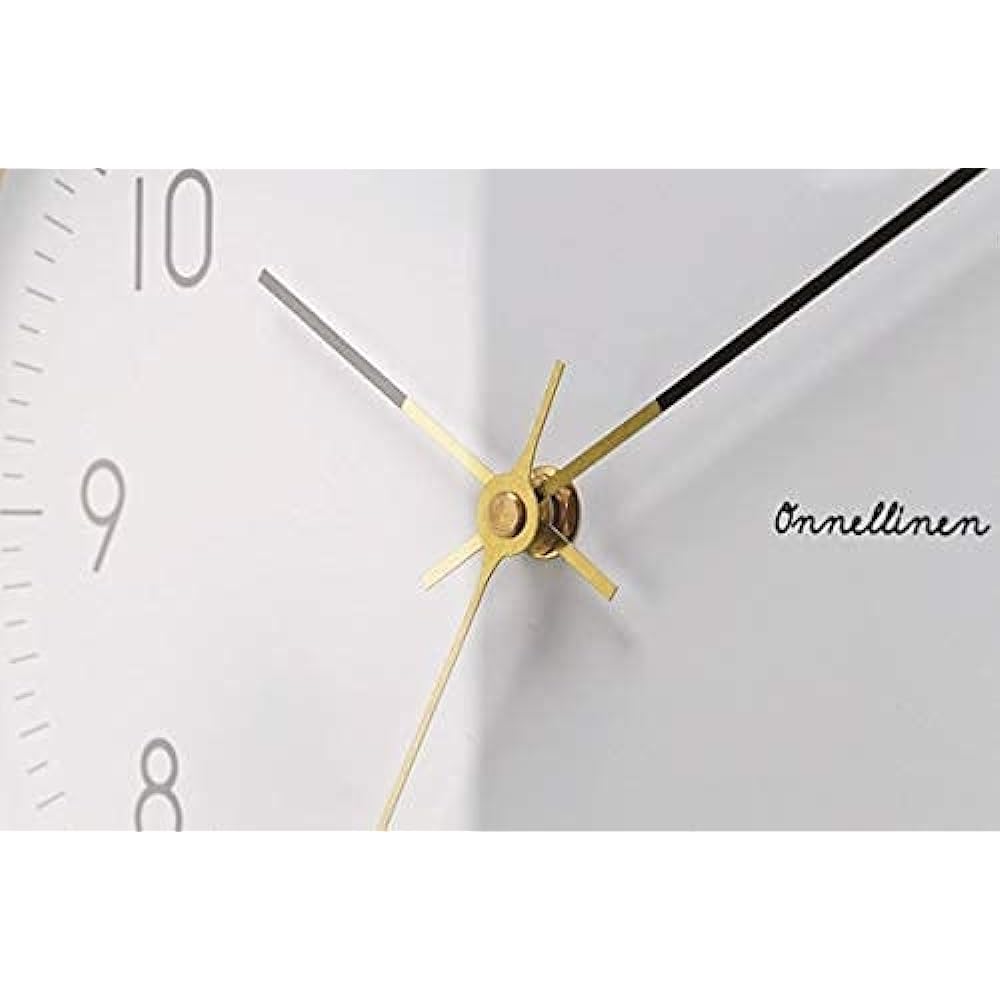 INTERFORM INC. Wall Clock Onnela CL-4022BK W30.5 x H30.5 x D4cm Sweep Movement Clock Stylish Stylish Cute Interior Wall Clock Wall Clock Simple Black