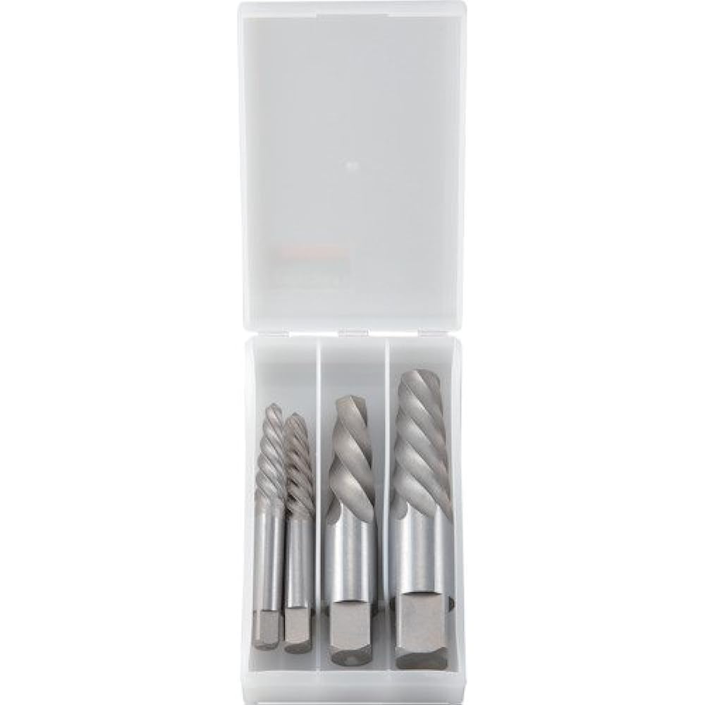 TRUSCO EXS-1816 Extractor Set, Spiral Type, Set of 6, Plastic Case Included