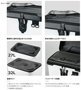 SHIMANO Tackle Boat Bag Hard Type BK-001T Gray 22L
