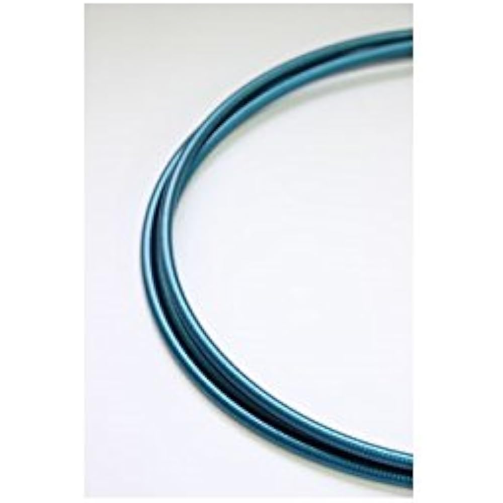 NISSEN CABLE CO.,LTD (Nissen Cable Kabushiki Gaisha) Stainless Steel Outer Flat Wire Type for Shift 2m Winding Clear Blue
