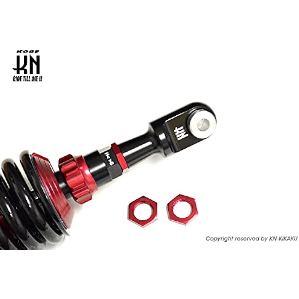 KN Planning FTR223 Rear Shock Rear Shock Rear Suspension Rear Suspension Damping Adjustment Vehicle Height Adjustment 325-335mm Red