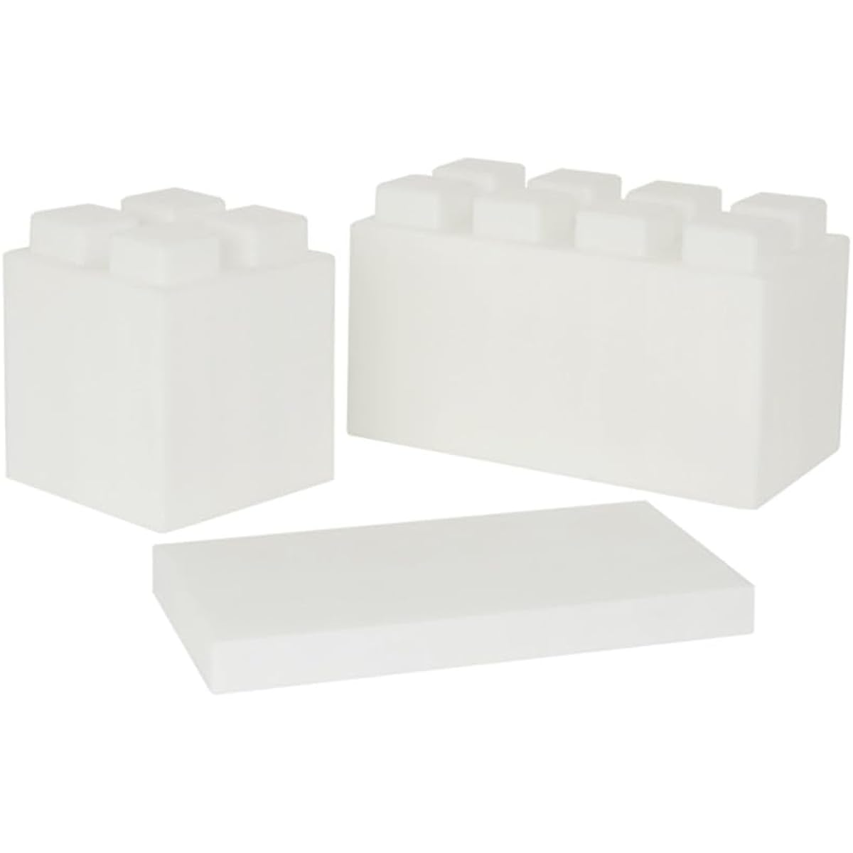 EverBlock Single Color Combo Pack | 26 Block Starter Pack | Giant Building Blocks | Easy to Connect & Reuse | Indoor & Outdoor Use | Build Displays and Structures | Translucent