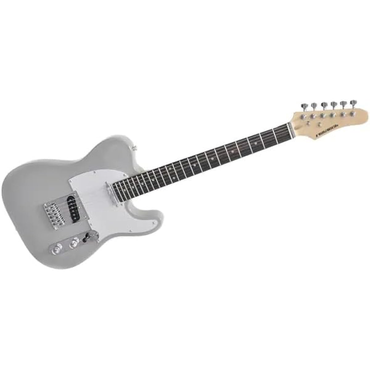 PLAYTECH Electric Guitar TL Type Rose Gray Equipped with 2 Single Pickups