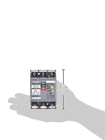 Panasonic Earth Leakage Breaker BJW-30 Type 3P3E with OC 30A 30mA Motor Protection BJW3303