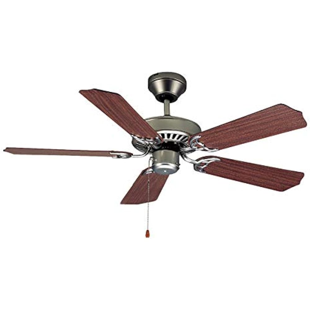 Tokyo Metal Ceiling Fan Brown with Light Bulb Type Fluorescent Light TKM-42AB4LKEFZ